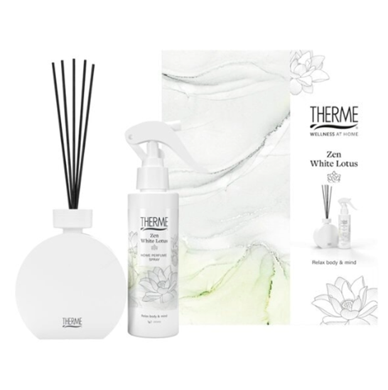 THERME SET PERFUME STICKS  ZEN WHITE LOTUS HOME SPRAY